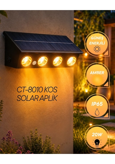 Cata Ct-8010 Kos Solar Aplik 20w Amber