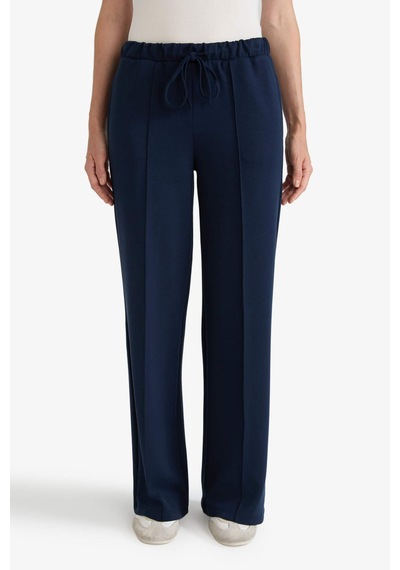 Defacto Relax Fit Normal Bel Düz Paça Modal Pantolon G2912ax25aunv245 Lacivert