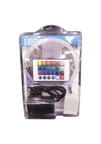 Panther Rgb Kumandalı Trafolu Şerit Led 5 Metre çok Renkli