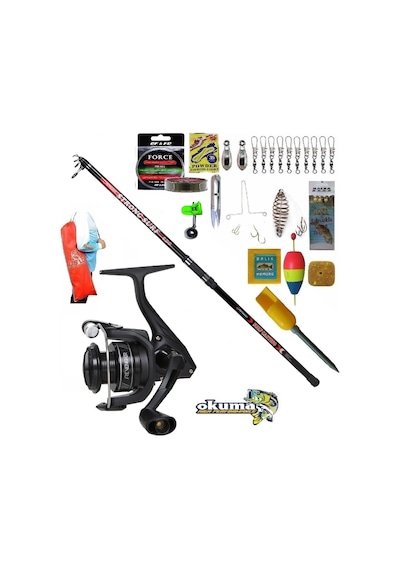 Okuma Revenger Rv-8000a 420cm 100-250gr Strong Profesyonel Sazan Kıyı Olta Takımı Seti