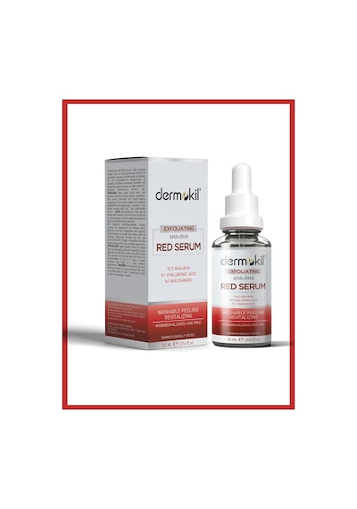 Dermokil Exfoliating Aha+Bha Red Serum 30 ML