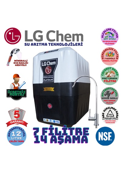 Lg Chem Platınum Montaj Dahil 12 Lt 7 Flt 14 Aşm Su Arıtma Ciha