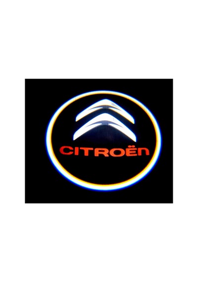 Citroen Kapı Altı Led Aydınlatma Araç Logolu