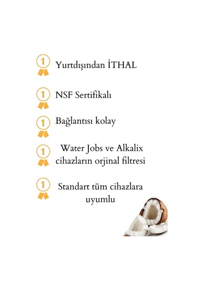 Water Jobs Su Arıtma Dörtlü Filtre Seti - 619073385
