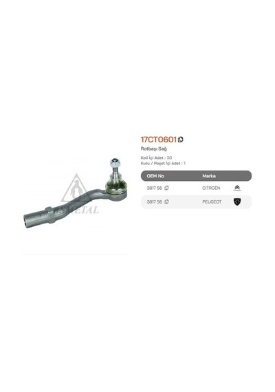 Asmetal 17ct0601 Rotbaşı Sağ C2 C3 02 A37784
