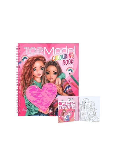 Topmodel Coloring Book With Sequins 1 Parça