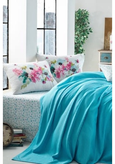Cotton Box Çift Kişilik Pike Takımı Garden Jasmina
