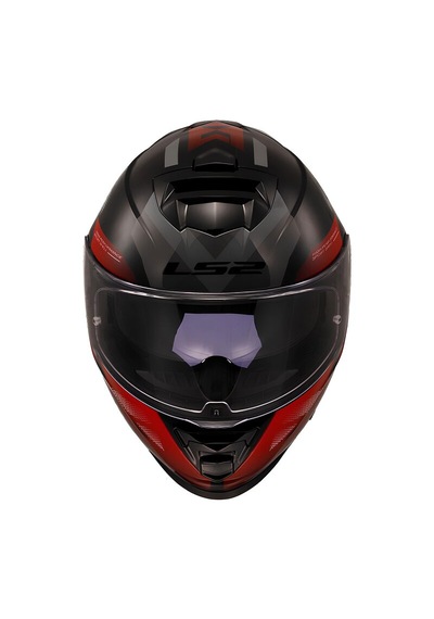 Ls2 Storm 2 Kronos Fullface Motosiklet Kaskı Kırmızı - Gri