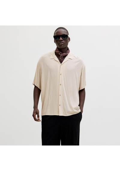 Jack&jones Jeff Resort Solid Erkek Bej Gömlek
