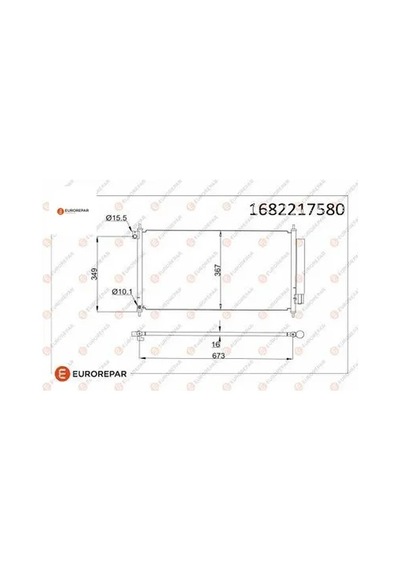 Erp Klıma Radyatoru 695x370x16 Cıvıc 1.6 12- 80110tr0a01 Eurorepar 1682217580
