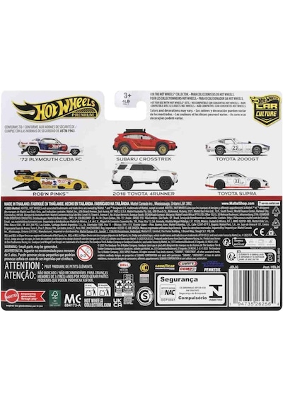 Hot Wheels Premium Jbl03 Car Culture 2 Pack Toyota 2000gt // Toyota Supra Beyaz