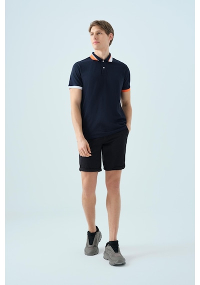 Loft Lf2038867 Erkek Kısa Kollu Polo T-shirt Lacivert