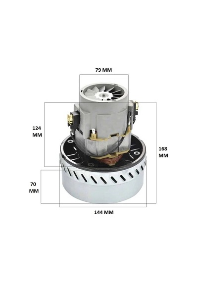 Elektrikli İle Uyumlu Süpürge Motoru Srv60cp Bakır Sargılı 1200 W