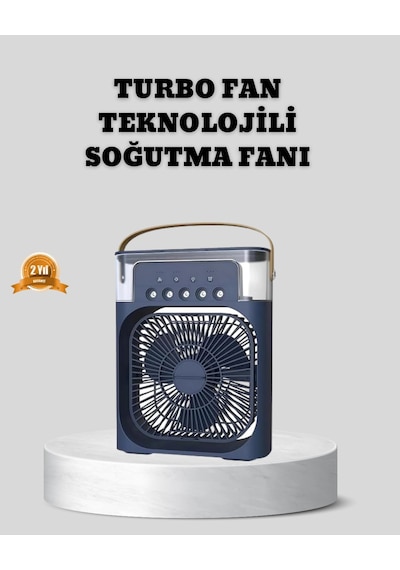 Mey İthalat Sessiz Çalışan Turbo Fan Güçlü Hava Akışlı Masa Üstü Vantilatör