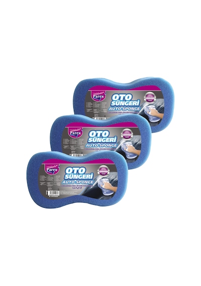 Oto Süngeri Üçlü Set