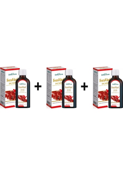 Aksu Vital Shiffa Home Ferrovitec Demir Şurup 100 ML 3 Adet
