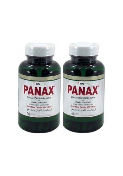 Adavital Panax Ginseng Çoban Çökerten Bitkisel Gıda Takviyesi 2 x 90 Kapsül Adavital Panax Ginseng Çoban Çökerten Bitkisel Gıda Takviyesi 2 x 90 Kapsül