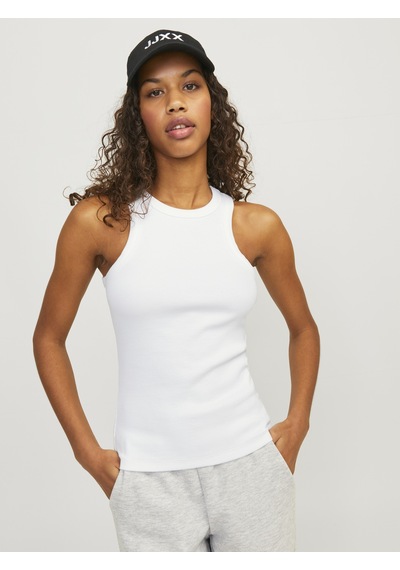 Jack & Jones Kadın Halter Yaka Bluz - Forest - 12224661 Bright White