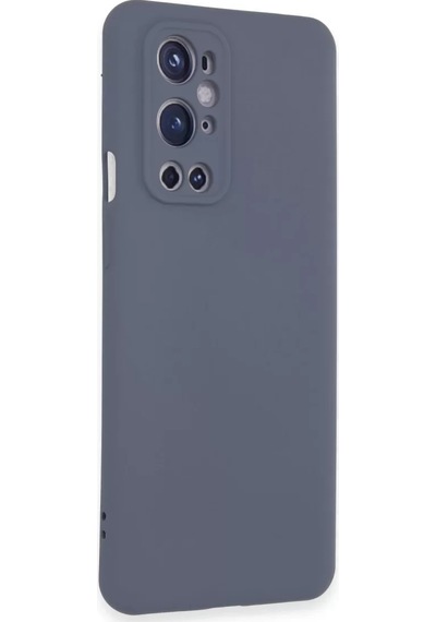 Newface One Plus 9 Pro Kılıf Nano İçi Kadife Silikon - Gri Tablet Kılıfı