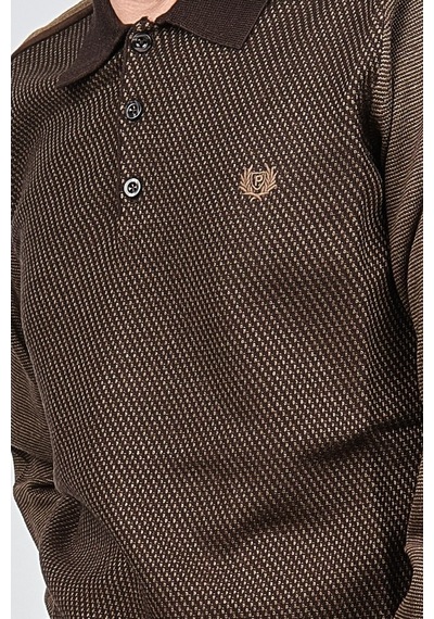 Pelikan Erkek Polo Yaka Kazak 1577412 Kahverengi Kahverengi