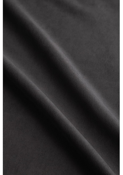 Lexroo Fabric Design Kadife Dokulu Modern Antrasit Runner