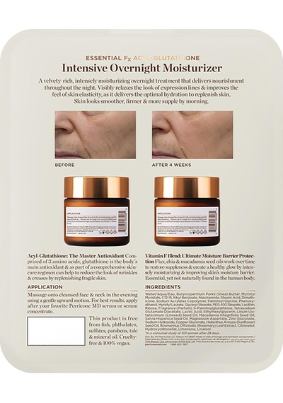 Perricone Md Essential Fx Acyl-glutathione Yoğun Nemlendirici Gece Kremi 2x59ml