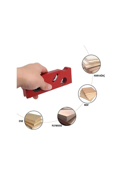 Terazili Köşe Omuz Rende Ayarlanabilir Derinlikli Ahşap Pah Rendesi Rox Wood 0104