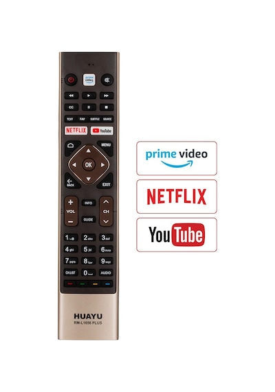 Haıer Rm-l1656 Plus Netflıx-youtube Tuşlu Lcd Led Tv Kumanda