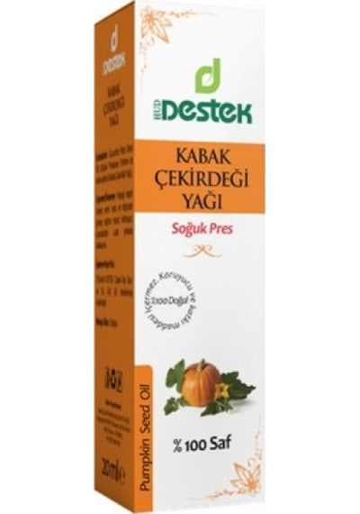 Destek Kabak Çekirdeği Yağı Aromatik Yağ 20 ML