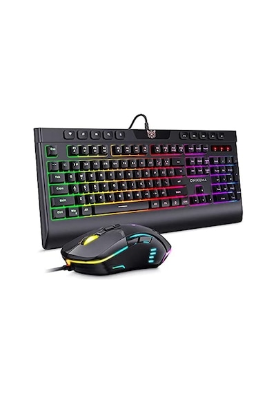 Onikuma G21 Rgb Oyuncu Klavye Mouse Seti Siyah Diğer