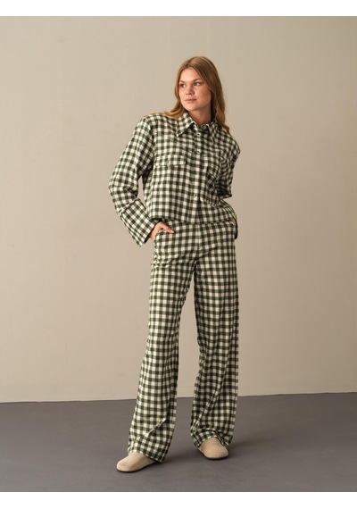 Xint Yeşil Oversize Pantolon 201143