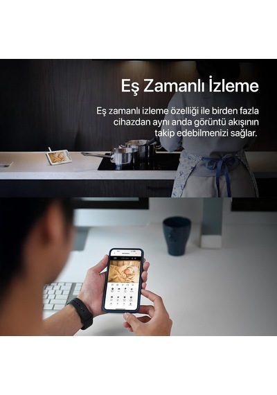 Bebek Kamerası Ekranlı 5"" Monitör Wifi Mobil Takip 360 Ptz Gece Görüş Sıcaklık Nem X7202 Diğer