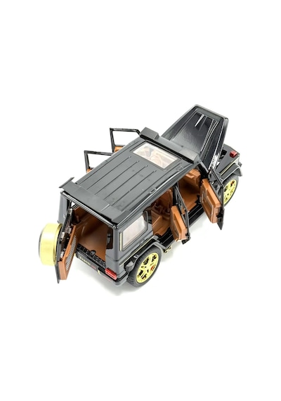 Mercedes Brabus G800 1:24 Metal Model Araba - Sesli Işıklı, Çek Bırak, Açılan Kapılar - Siyah