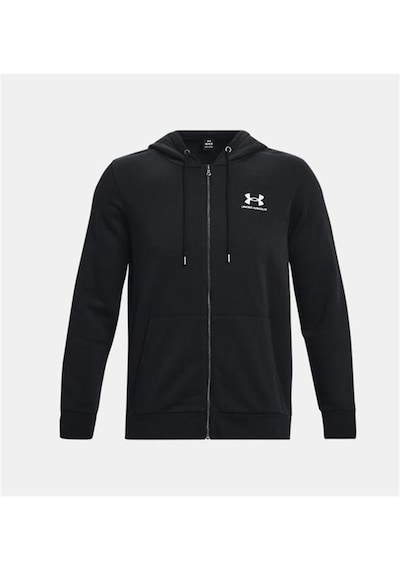 Under Armour Ua Essential Fleece Fz Hood Erkek Sweatshirt-26943-siyah Siyah