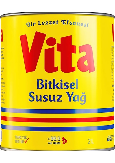 VITA BITKISEL SUSUZ MARGARIN 2 L