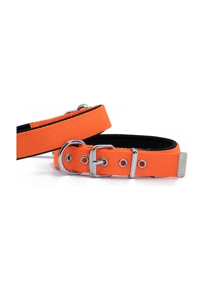 Doggie Konfor Dokuma Sade Boyun Tasması Turuncu 3 x 42-50 CM Turuncu