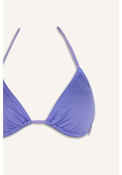 Defacto Regular Fıt Üçgen Bikini Üstü T3666az26smpr452 Mor-pr452