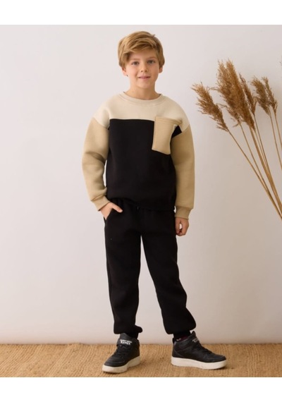 Mackays Erkek Çocuk Şardonlu Eşofman Takımı Mac-3950-046 Kahverengi