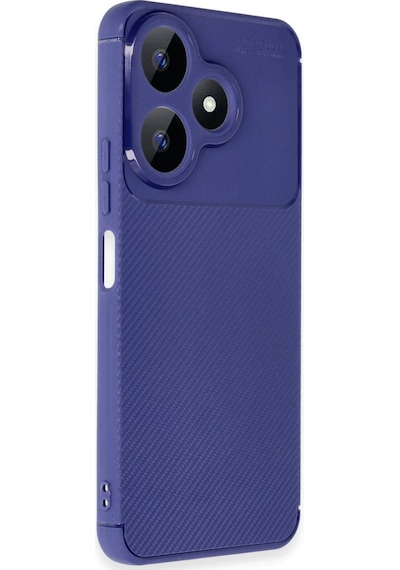 Xiaomi Redmi 13 4g Kılıf Karbon Silikon Case Kapak Lacivert