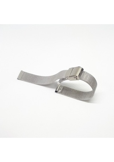 10Mm Beyaz Renk Hasır Ince Örgü Çelik Kaplama Metal Saat Kordonu