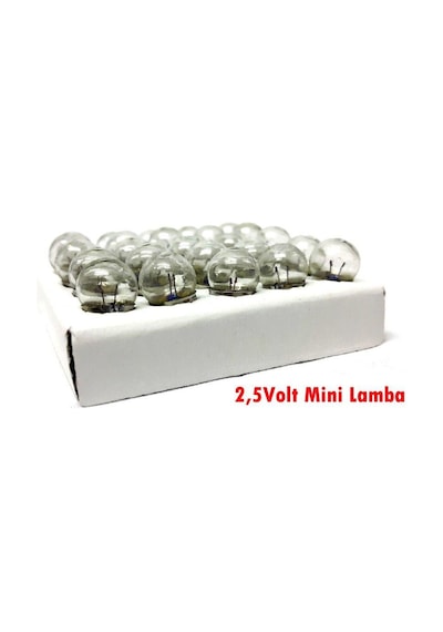 Electroon Mini Lamba 2.5Volt - 100 Adet