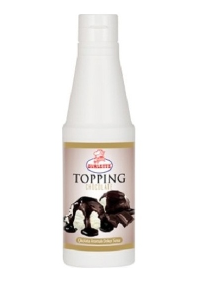 Katsan Ovalette Çikolata Aromalı Topping Dekor Sos 1 KG