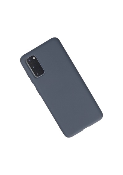 Samsung Uyumlu Galaxy S20 Kılıf Nano İçi Kadife Silikon Gri