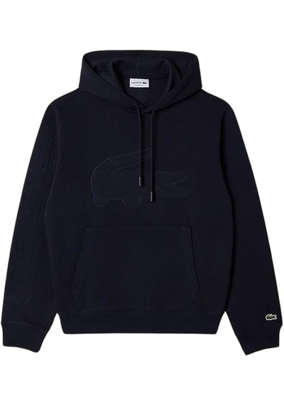 Lacoste Erkek Jogger Kapşonlu Sweatshirt Lacivert