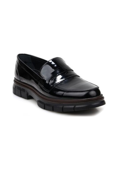 Pisagor Ps-3117 Hakiki Deri Erkek Loafer Ayakkabı Siyah