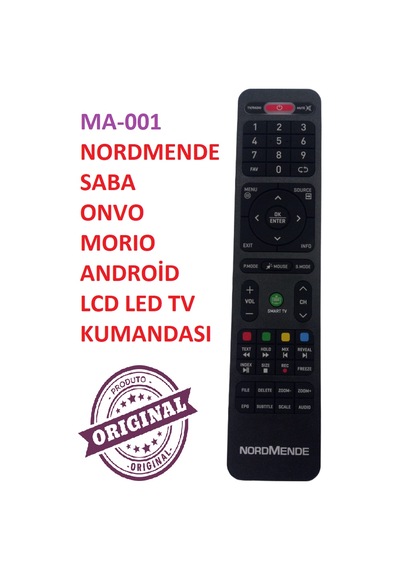 Nordmende Saba Onvo Morıo Android Lcd Led Tv Kumandası