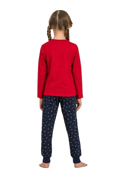 Rolypoly Rp3934c Anne Kız Uzun Kol Pijama Takım Kız Çocuk Kırmızı