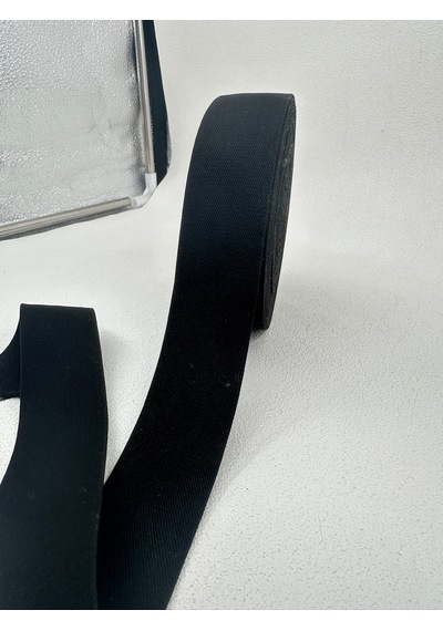 4 Cm Desenli Muss Lastik-5 Metre Siyah
