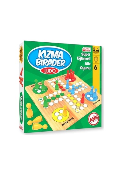 Ludo Ahşap Kızma Birader Oyunu