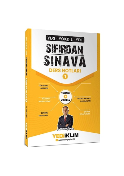 Yds Yökdil Ydt Sıfırdan Sınava Tamamı Videolu Ders Notları 1. Kitap-fatih Çömez